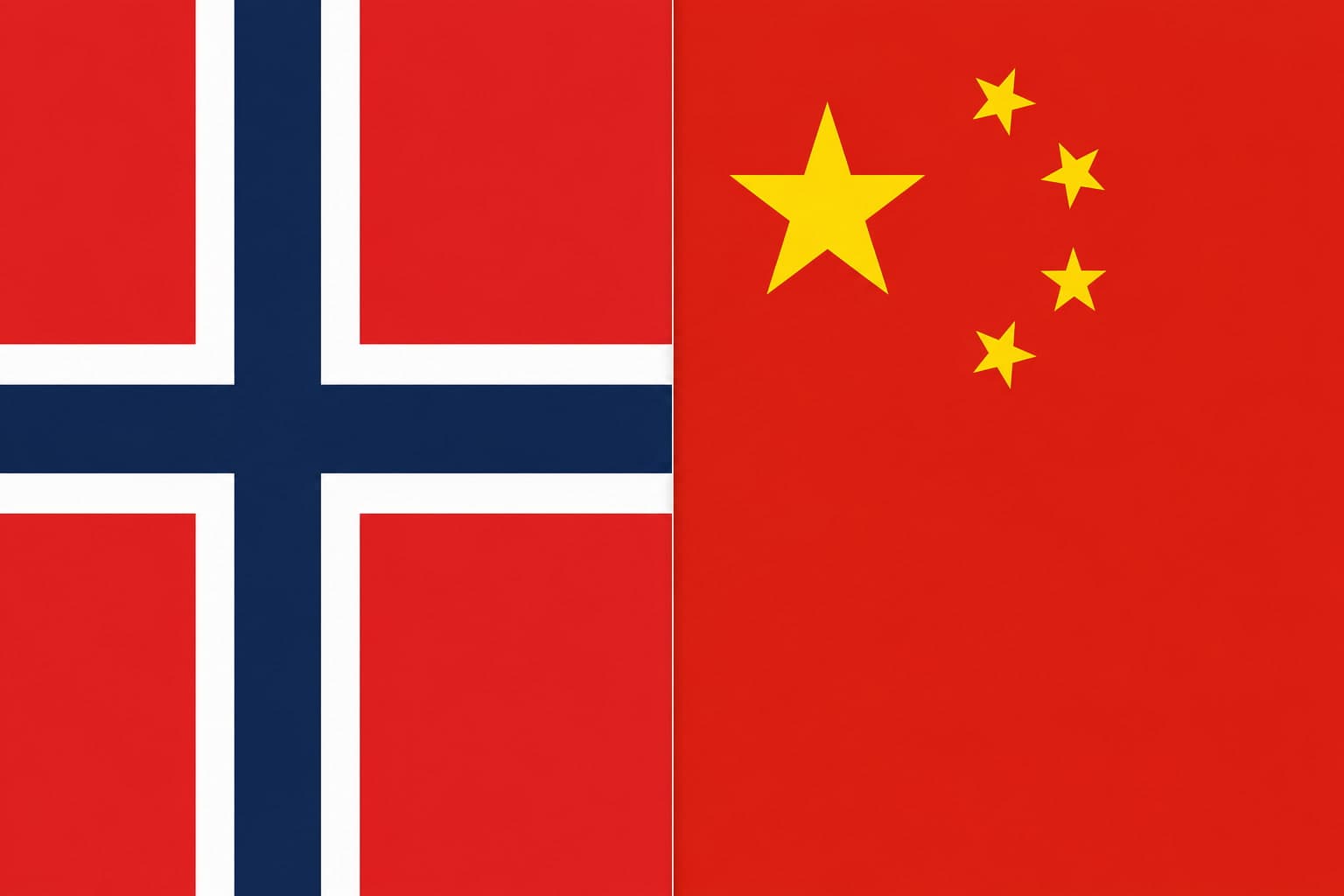 Illustration - Norway China relations.